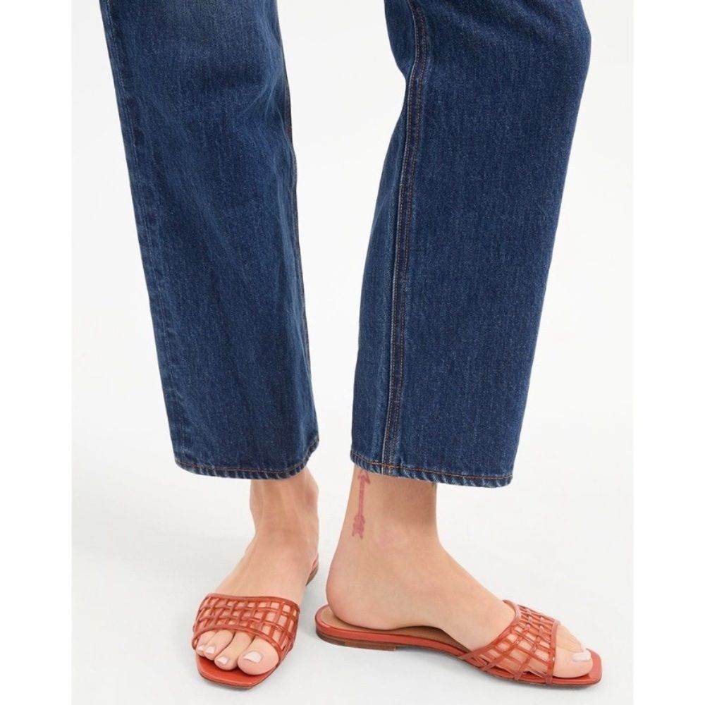 Veronica Beard Maris Jelly Sandal in Persimmon Size 6.5